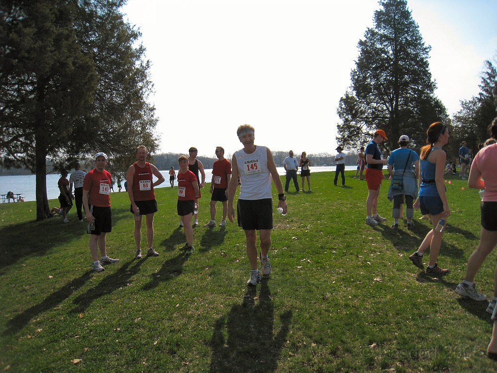 Road Ends 5M 09 0162.jpg - The Road Ends 5 Mile Trail Race in Pinckney Michigan. April 25, 2009. One word = Hills! This was my second run for this race.
